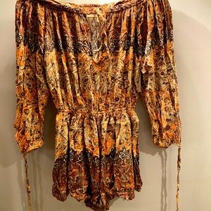 Free People long sleeve romper NWT